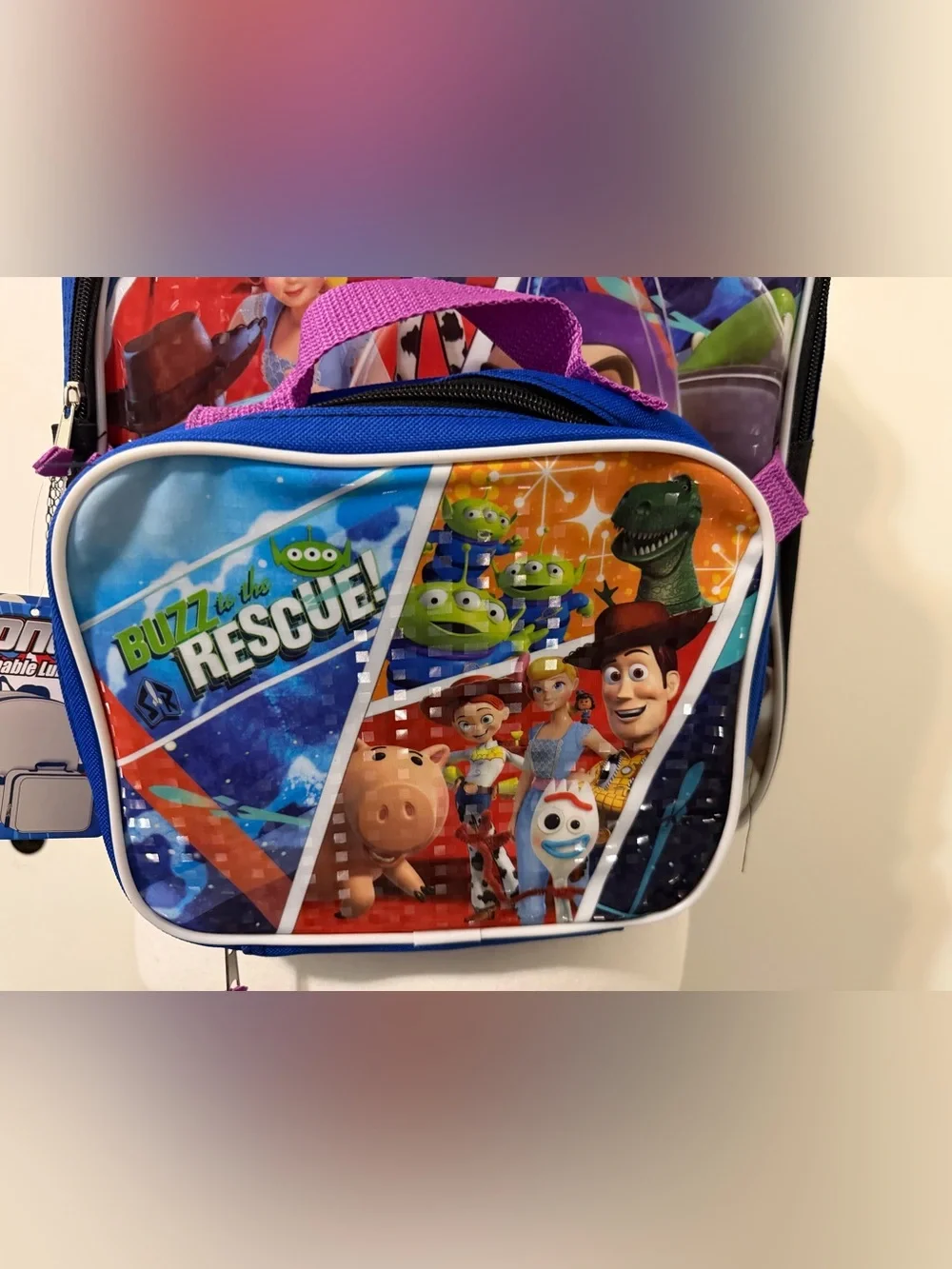 Disney Pixar Toy Story Kids Backpack with Lunch Bag